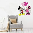 thumbnail image 2 of and Minnie Mouse Balloon Cartoon Characters Wall Art Decal Vinyl Sticker Kids Bedroom Infant Baby Room Durable Waterproof High Quality Sticker Decal Adhesive Removable 20x12 inch, 2 of 2