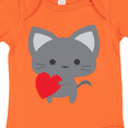 thumbnail image 4 of Inktastic Heart Cat Boys or Girls Baby Bodysuit, 4 of 5