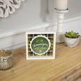 thumbnail image 3 of Northlight "Let the Shenanigans Begin" St. Patrick's Day Framed Wall Sign - 6" - Green Plaid, 3 of 7