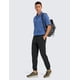 thumbnail image 3 of Pantalones Joggers CRZ YOGA con tiro de 76 cm y bolsillos, color negro, talla M, 3 of 6