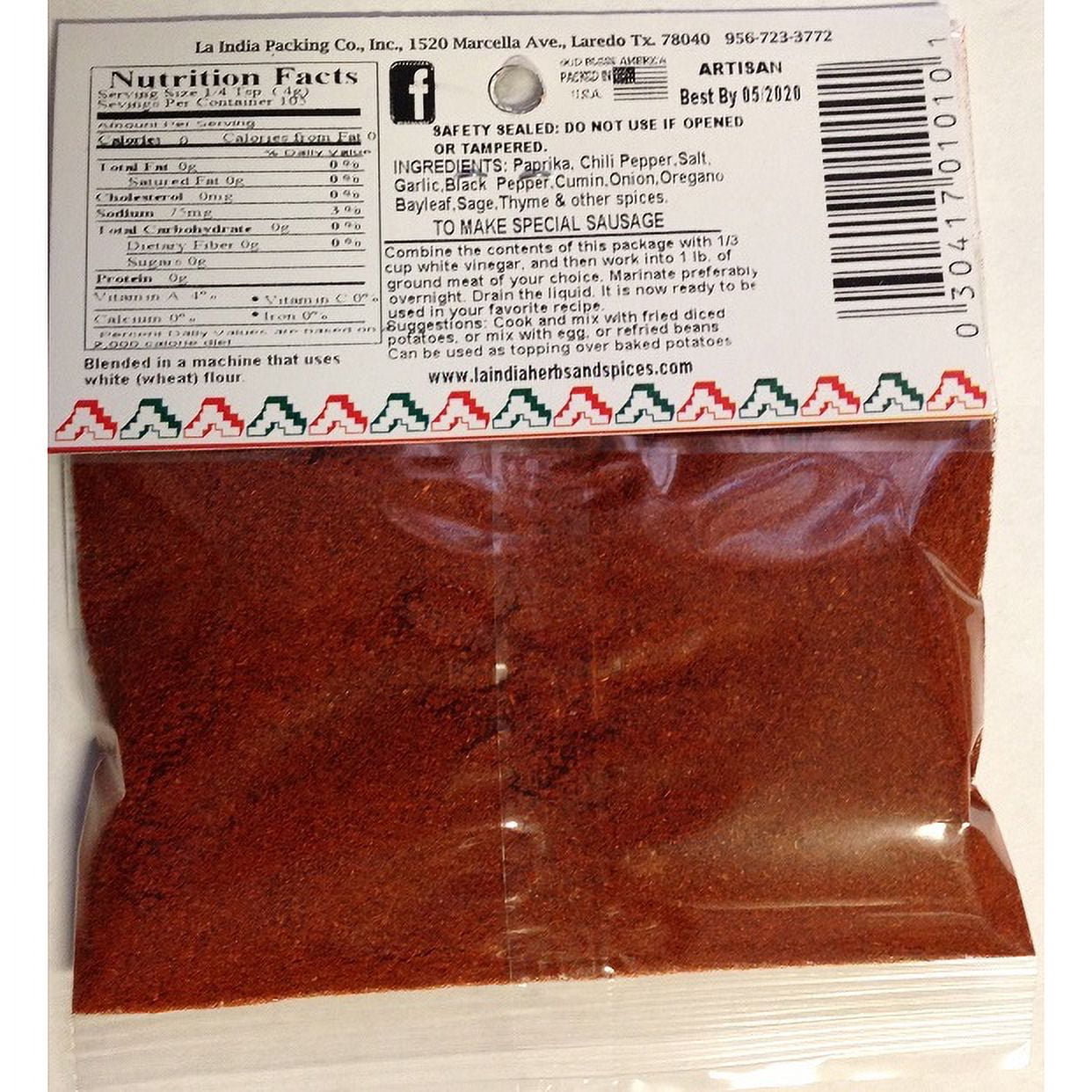 La India Brand La India Packing Chorizo Spice