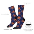 thumbnail image 4 of Hirioo Octopus Pattern Adult Middle Tube Socks Breathable Sock Non-Pilling,Contrasting Color Design, 4 of 6