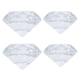 thumbnail image 1 of Fake Diamond Diamond-Shaped Model Adorn for Display 4Pcs Transparent Crystal, 1 of 5
