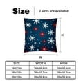 thumbnail image 5 of Snowflake Elegant Velvet Throw Pillows with Unique Patterns for Chair Pillow Covers & Throw Pillow - Set of 2, Available in 16x16, 18x18, & 20x20 inches for, 5 of 6