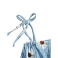 thumbnail image 6 of Kiapeise Baby Girl’s Daisy Printing Lace-Up Suspender Romper Dress and Headband, 6 of 9