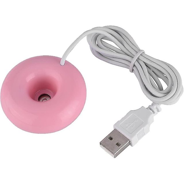 Humidificadores De Niebla Fría, Mini Humidificador De Aire De Escritorio Usb Portátil con Forma De Donut para Automóvil, Viajes, Hogar, Oficinas, Exteriores, Dormitorio, Sala De Estar, Dormi