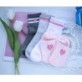thumbnail image 5 of CoCoMangos Retro Striped Athletic Socks for Women Casual Cotton Ankle Socks Women 4 Pairs, 5 of 7