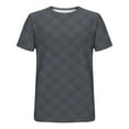 thumbnail image 5 of CYiJun George Mens Workout Shirts Quick Dry Moisture Wicking Short Sleeve Mesh Athletic T-Shirts,Sizes M-3XL, 5 of 5