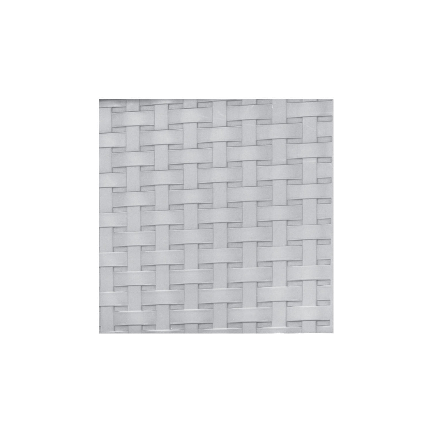 Sterilite 3 Drawer Wide Weave Tower, Plastic Décor Drawers with Pull Handles, Gray