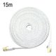 thumbnail image 1 of Cable de red tipo Cat7, oficina en casa, hotel, cable plano para Internet, cable Ethernet, tipo plano, blanco, 15 metros seitruly EL4498-13, 1 of 2