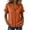 *Orange, variant on VBVC Women's Ruffle Short Sleeve Collared Shirt, Ladies' V-Neck Button Down Blouse, Casual Solid Color Summer Top For Women,Army Green,S-2XL