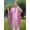 Pink, variant on Sleeveless Hooded Polka Dot Rain Poncho – Lightweight, Drawstring, Pullover, Casual Rainwear for Outdoor Activities (Camping, Cycling, Travel)
