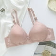 thumbnail image 2 of XFLWAM Bras for Women No Underwire Plus Size Full Coverage Push Up Lace Bralette Daily Adjustable Strap Seamless Tshirt Bra, 2 of 4