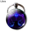 thumbnail image 2 of Keyring Zodiac Sign Key Holder Ring Keychain 12 Constellation Pendant, 2 of 7