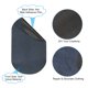 thumbnail image 4 of Kit de Parches Termoadhesivos Uxcell 4 Pcs 7 x 4 pulgadas para Codos Rodillas Terciopelo para Pantalones Camisas Chaquetas Gris Oscuro, 4 of 7