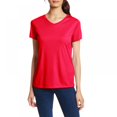 thumbnail image 4 of EIMELI Womens Tops Casual V Neck Short Sleeve Solid Color Basic T Shirt, 4 of 9