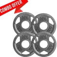 thumbnail image 4 of Yes4All Tri-Grip Handles Olympic Weight Plates/Cast Iron Weight Plates, Suitable for Barbell Exercises, Strength, Flexibility Training - 2.5lb ( Set 4pcs), 4 of 6