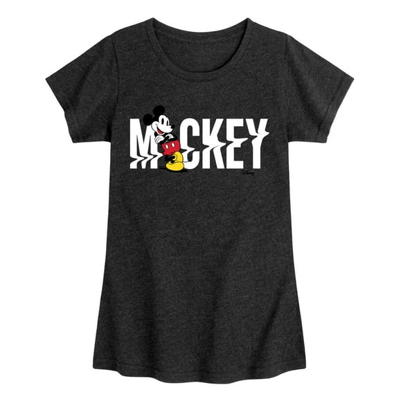 Disney - Mickey & Friends - Name Glitch - Toddler And Youth Girls Short Sleeve Graphic T-Shirt