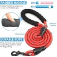 thumbnail image 2 of Reflective Traction Rope Multi-color Nylon Round Rope Large and Medium-sized Explosion-proof Dog Rope Foam Handle Traction Belt, 2 of 6