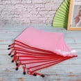 thumbnail image 3 of 10 Pcs sac de fermeture éclair Durable pour dossier A4 dossier PVC Transparent Pack d'Informations organisateur de Documents (Rose clair), 3 of 5