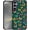Dark Green Butterfly, variant on Case for Samsung Galaxy S22, Colorful Red Flowers S22 for Men Boy, Drop Protection with Soft TPU Bumper
