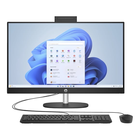 HP All-in-One Desktop Computer 27" Intel Core Ultra 5 125U 16GB 1TB SSD Jet Black