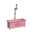 thumbnail image 2 of JZCHUNTOY 1 Pce Pot de Fleurs Carré en Fer Forgé pour Robinet, Jardinière Robuste Résistante à la Rouille, Contenant Décoratif de Jardin, pour Patio, Balcon, Appui de Fenêtre et Usage Intérieur Extérieur, 2 of 6