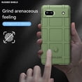 thumbnail image 4 of Slim Fit Phone Case for Google Pixel 6a, Rugged Shield Durable Phone Case with Military Grade Shockproof Protection and Screen Camera Protective Cover for Google Pixel 6a, HD Green, 4 of 16