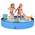 thumbnail image 1 of Dog Pool Jecoo, plástico duro plegable para perros grandes, tamaño 3XL, 1 of 6