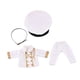 thumbnail image 5 of Traje de muñeca, regalos, escena, foto, utilería, suministros de bricolaje, uniforme suave, figuras de peluche, juguetes Blanco, 5 of 8