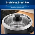 thumbnail image 3 of Elite Cuisine ERC506 6-cup Rice Cooker with 304 Stainless-Steel Inner Pot, 3 of 5