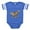 Royal Blue, variant on CafePress - Leaf Tail Gecko - Cute Infant Baby Football Bodysuit