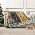 thumbnail image 2 of Wobogo Hawaii Beach Dog Flannel Fleece Bed Blanket as Bedspread Coverlet Sofa blankets (50x60in) Soft Lightweight Warm and Cozy, 2 of 7