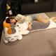 thumbnail image 5 of Almohada de peluche para niños y niñas, juguete de felpa suave y largo de 70-110cm con forma de gato, maestro, novio, almohada, almohada, relleno, pausa, oficina, cojín para dormir, 5 of 5