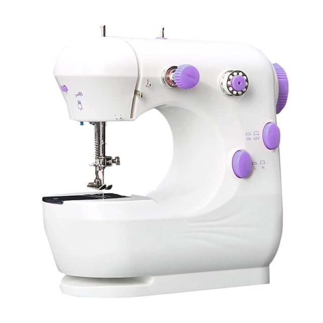 Mini de doble con costura manual multifunción eléctrica ligera Blanco SM SunniMix Mini máquina de coser