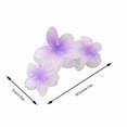 thumbnail image 2 of XIAOLE Flower Hair Claw Clips, 3 Large Frangipani Clip , Glossy Hawaiian Clips For Thick And Thin Hair, Non-Slip Strong Hold Hair Clip For Women And Girls, Hair Plates Accessories, 2 of 8