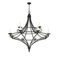 thumbnail image 4 of Director 12-Light Chandelier in Matte Black, 4 of 6