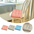 thumbnail image 5 of LYCAQL Floor Pillow, Square Floor Seating Pillow Cushion, Meditation Yoga Seat Kneeling Pillows Cushions Mat Pad, Solid Thick Tufted for Living Room, Balcony, Outdoor, 16x16 Inch (Blue), 5 of 5