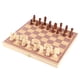 thumbnail image 2 of Tablero de ajedrez de madera portátil, juego de ajedrez plegable para fiestas, actividades familiares, 2 of 10