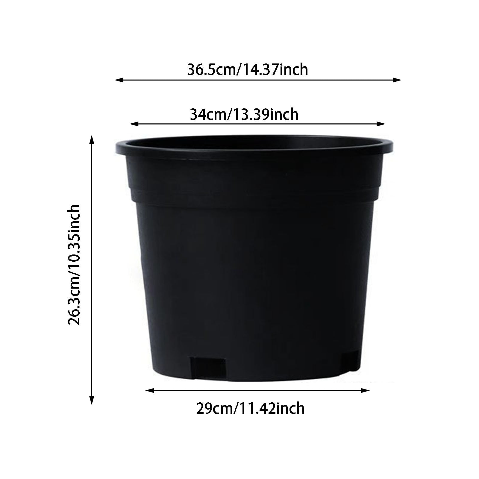Flexible Seedling Pots Thick Nursery Containers with Drainage Holes, Ideal for Propagation, Succulents, Flower Growing & Home Gardening
