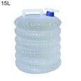 thumbnail image 2 of SPRING PARK 5/10/15L Collapsible Water Container, Premium Portable Water Storage Jug Food Grade Water Carrier with Spigot, Perfect for Outdoors Camping Hiking Emergency, 2 of 7