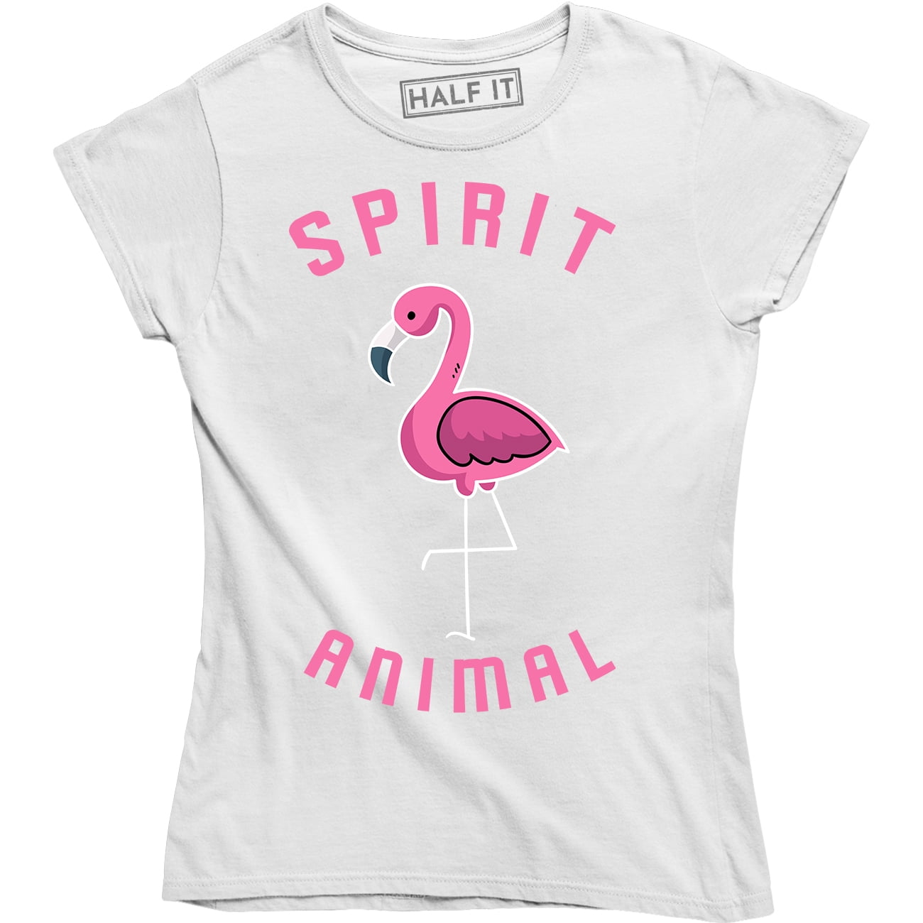 Womens Flamingo Spirit Animal Funny Pink Bird For Ladies T-Shirt - Womens Flamingo Spirit Animal Funny Pink Bird For Ladies T-Shirt -