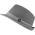 thumbnail image 1 of Light Weight Classic Soft Cool Mesh Crushable Fedora hat, 1 of 5
