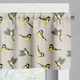thumbnail image 3 of Ambesonne Yellow Bird Window Valance, Avian Animals Art, 54" X 18", Pale Tan Purpleblue, 3 of 5