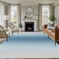 thumbnail image 2 of Light Blue Grey Ombre 8x10 Area Rugs, Modern Abstract Art Gradient Non-Skid Rubber Backing Large Rectangle Rugs - Living Room Bedroom Home Office, Indoor Floor Mat Carpets Washable Rug, 2 of 9