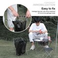 thumbnail image 4 of stanreset Trash Bag Rack Foldable Portable Outdoor Hiking Travel Garbage Pouch Holder Frame Office Rubbish Pocket Stand Bracket, 4 of 6