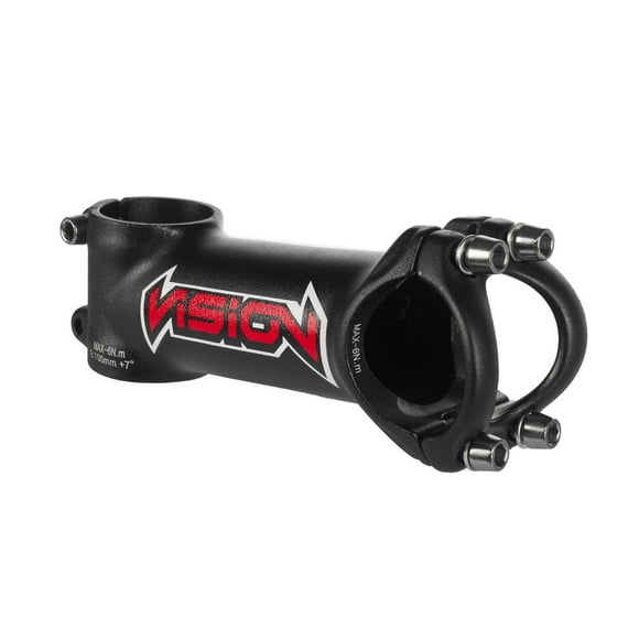 Poste para manubrio 31.8 de aluminio negro Ahead 100mm Vision 70