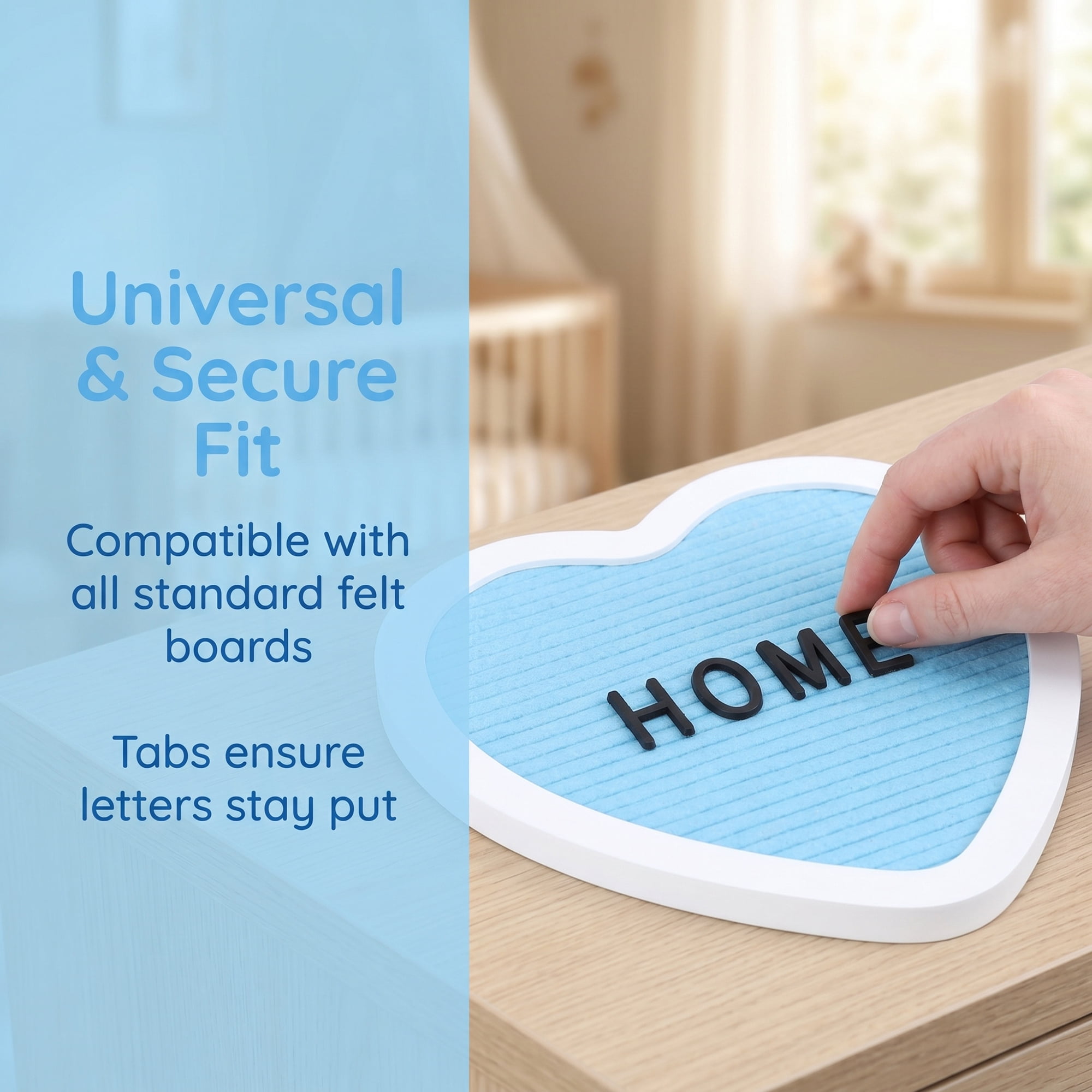 Unique Bargains Heart Shaped Message Board for Decor Gift Blue1 10.23"L x 10.03 x 10.2"H