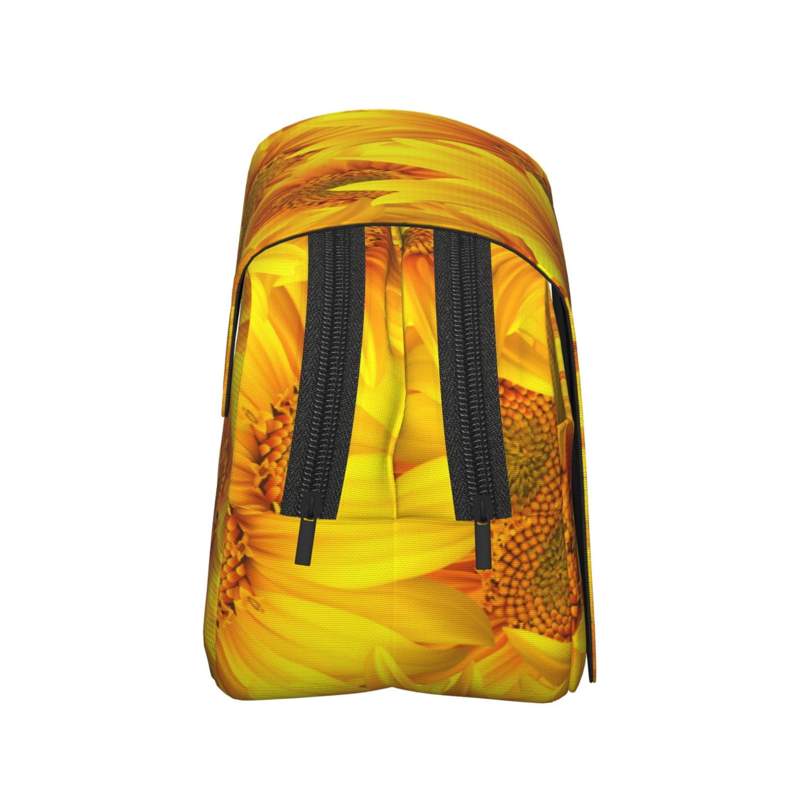 Rateoe 3D Sunflowers Pattern Double Clamshell Pen Case, Storage Organizer with Two Zipper Compartments– Holds Up to 50 Pencils & Pens