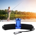 thumbnail image 2 of Fishing Fighting Waist Belt T Shape Fishing Rod Butt Cushions Aluminum Alloy Fishing Belt Rod Holder with Lanyard, 2 of 8